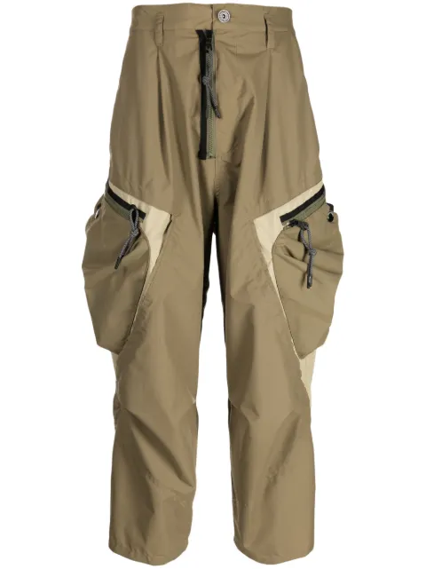 Mostly Heard Rarely Seen 3D Inset Pocket trousers Green MH02BDB03