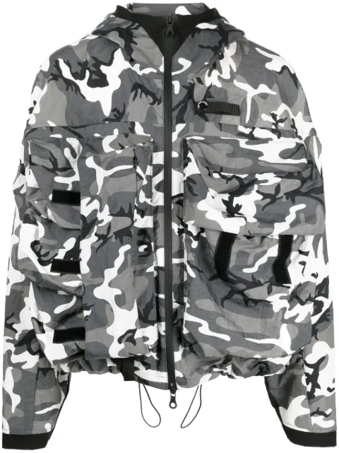 Mostly Heard Rarely Seen camouflage-print logo-embroidered jacket Multicolour MH02BDX02