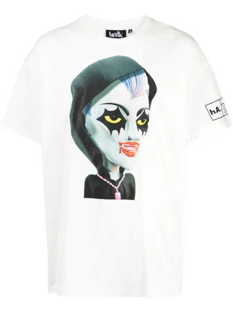 Haculla Dracula's Wife graphic-print T-shirt White HA02BDT09