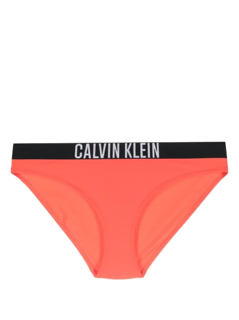 Calvin Klein logo-waistband bikini bottoms Red KW0KW01983
