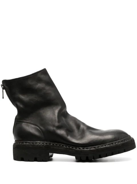 Guidi 45mm leather ankle boots Black 796VN