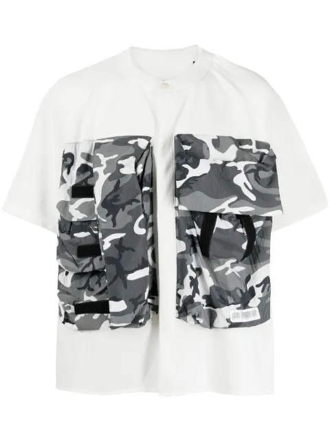 Mostly Heard Rarely Seen Tactical panelled T-shirt Multicolour MH02BDW05