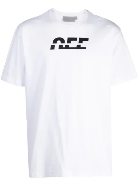 Off Duty Split logo-print T-Shirt White ODF23T1199