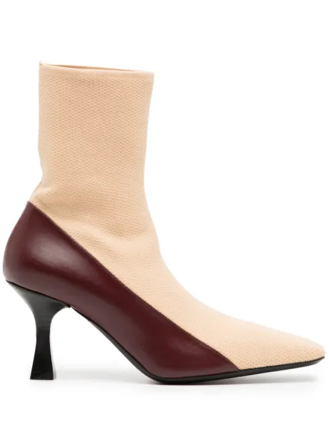NEOUS Ruch 80mm two-tone boots Neutrals 00411K14A09