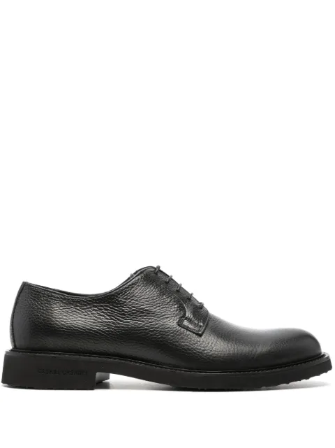 Casadei Cervo leather derby shoes Black 37366PCERV