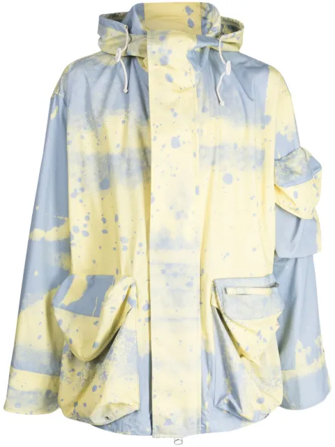 OAMC Cove zip-up hooded jacket Blue 23E28OAU42COTOA043