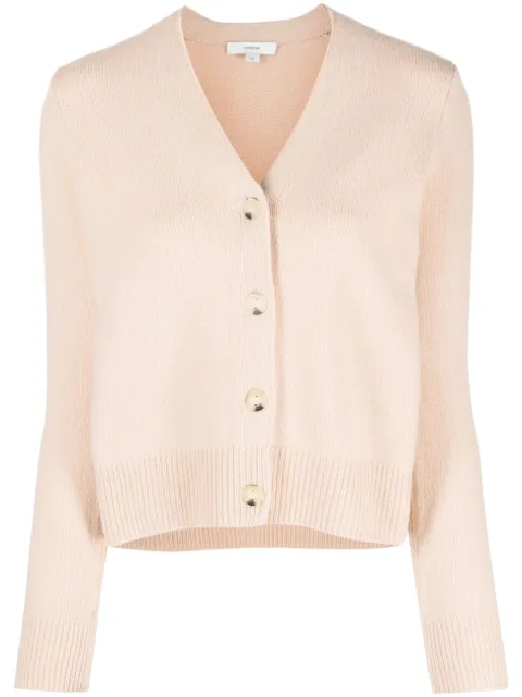 Vince V-neck cashmere cardigan Neutrals V958279449