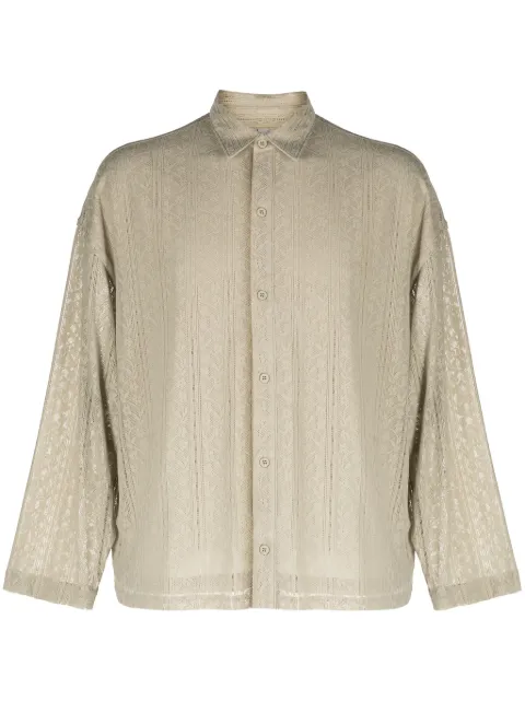 Off Duty Banners floral-lace shirt Neutrals ODF23T10482