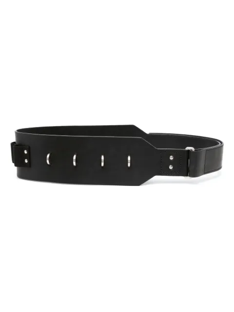 Rick Owens cargo leather belt Black RR01D3484LGE