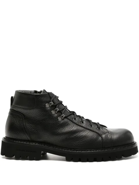 Casadei Cervo lace-up leather boots Black 37316MCERV
