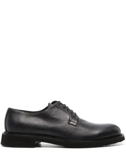 Casadei Cervo leather derby shoes Blue 37366PCERV