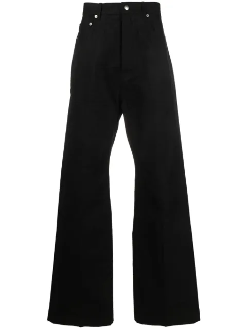 Rick Owens high-waist flared trousers Black RU02C7333MO
