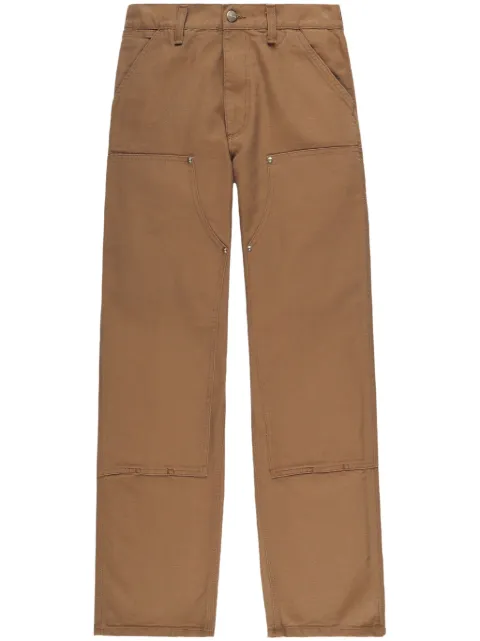 Carhartt WIP Double Knee straight-leg trousers Brown I031501HZ02