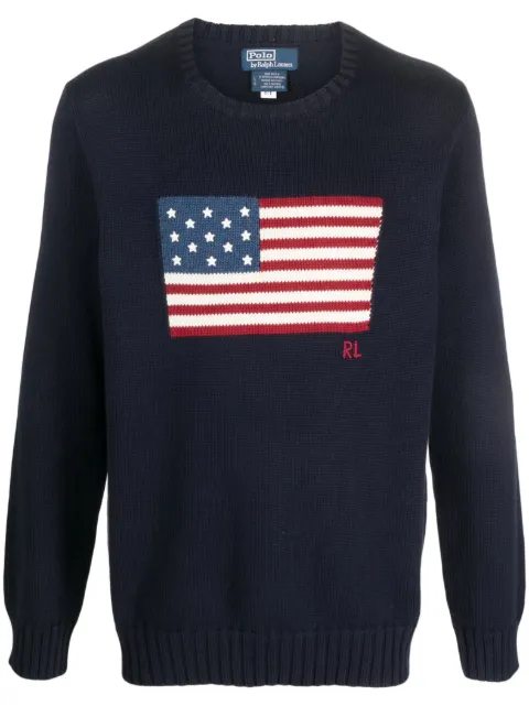 Polo Ralph Lauren The Iconic Flag jumper Blue 710718281006