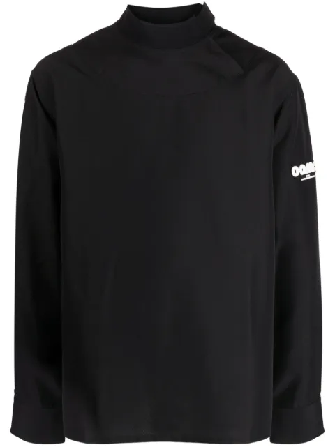 OAMC Rapid logo-print shirt Black 23A28OAU08