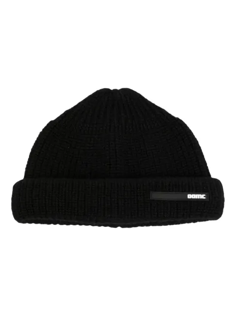 OAMC Peak logo-patch beanie Black 23A28OAK14