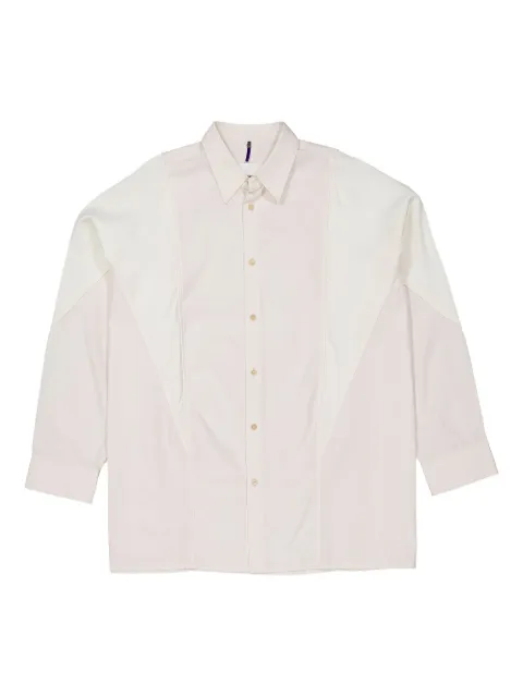 OAMC Arrow panelled shirt Neutrals 23A28OAU01
