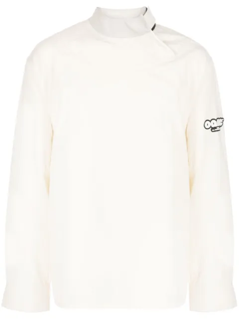 OAMC Rapid logo-print shirt Neutrals 23A28OAU08