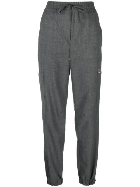 Semicouture tapered drawstring trousers Grey Y3WI16