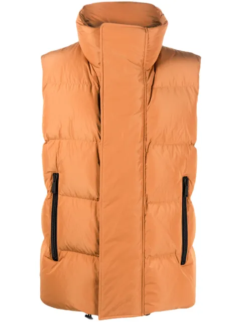 DSQUARED2 funnel-neck padded gilet Orange S74FB0316S53353