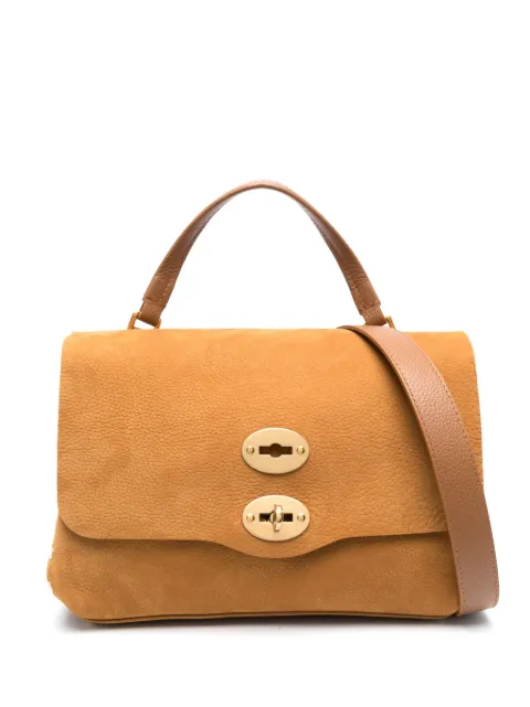 Zanellato Postina Jones stud-embellished tote bag Brown 680900070000S
