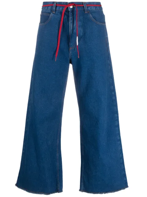 Marni mid-rise wide-leg jeans Blue PUJU0019A1USCU83