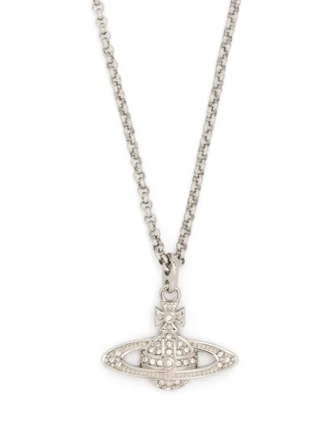 Vivienne Westwood Mini Bas Relief pendant necklace Silver 6302008602P116