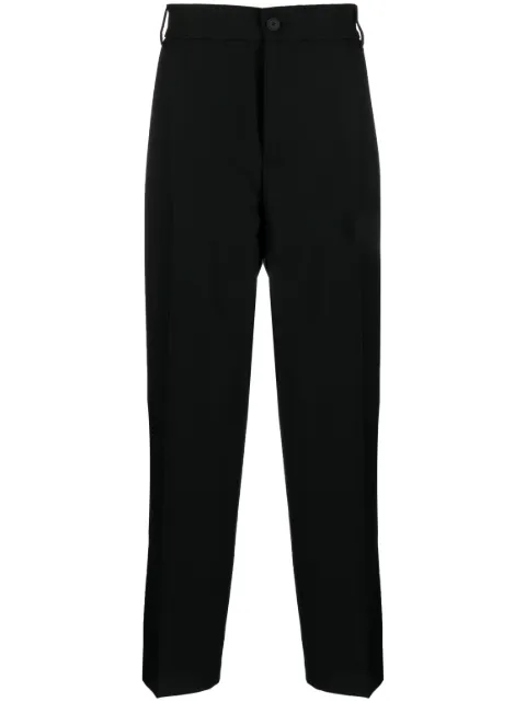 Versace Jeans Couture straight-leg tailored trousers Black 75GAA101N0136