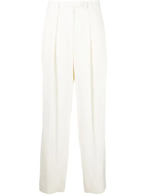 Brunello Cucinelli high-waisted tailored trousers White MB045P8524C047