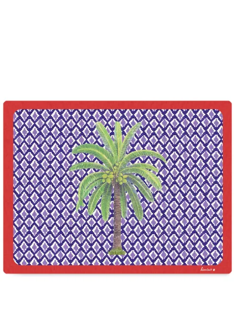 Lisa Corti Masonite rectangular placemat (set of two) Blue 0MAT30X40MCHIP722