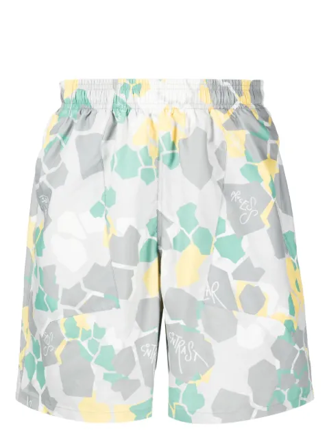 OBJECTS IV LIFE camouflage-pattern swim shorts Green OBJ00230714
