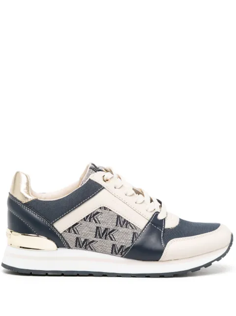 Michael Kors Billie monogram-print sneakers Neutrals 43F3BIFS1Y
