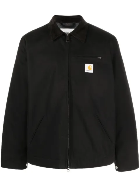 Carhartt WIP Detroit logo-patch jacket Black I01526400E01