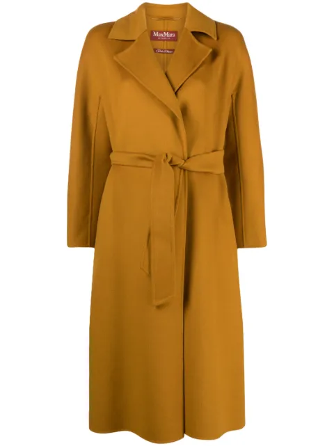 Max Mara belted knitted coat Orange 2360160239600