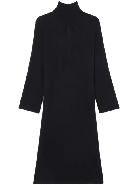 A.P.C. high-neck ribbed dress Black WVAXUF35055