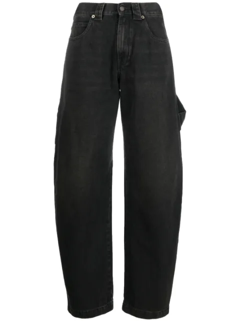 DARKPARK mid-rise wide-leg jeans Black WTR03DBK01