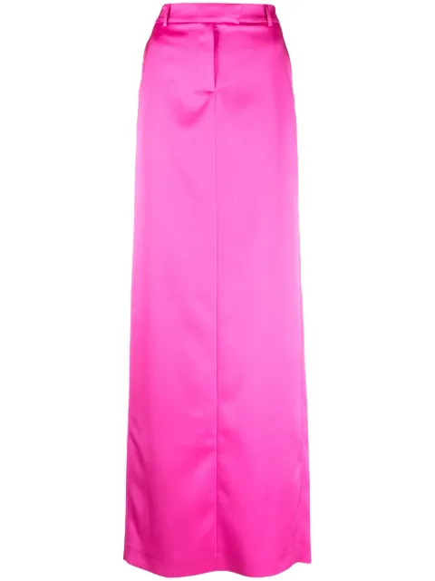 Giuseppe Di Morabito mid-rise satin-finish maxi skirt Pink PF23099SK109