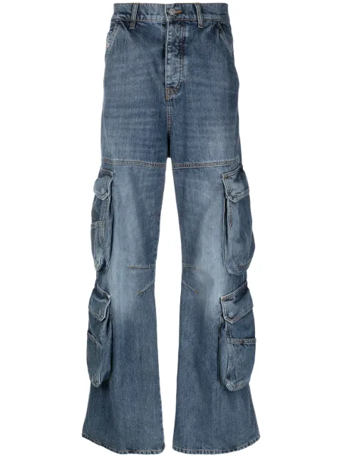 Diesel relaxed jeans low waist 1996 D-Sire Blue A118710NLAX