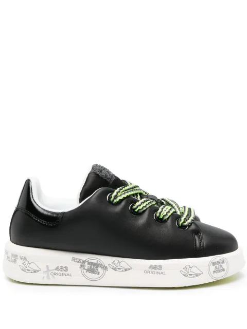 Premiata Belle 6550 leather sneakers Black BELLE6550