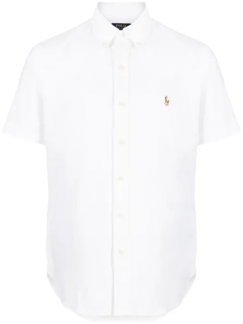 Polo Ralph Lauren Polo Pony-embroidered cotton shirt White 710850782002