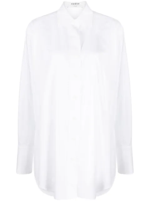 Kimhekim cotton poplin shirt White PF23SH06WH