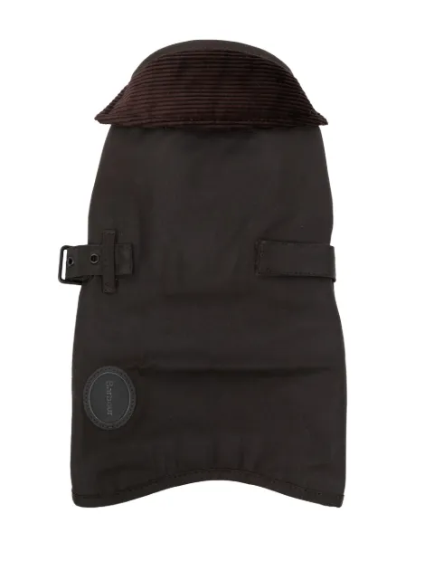 Barbour corduroy-collar dog raincoat Green DCO0003OL71