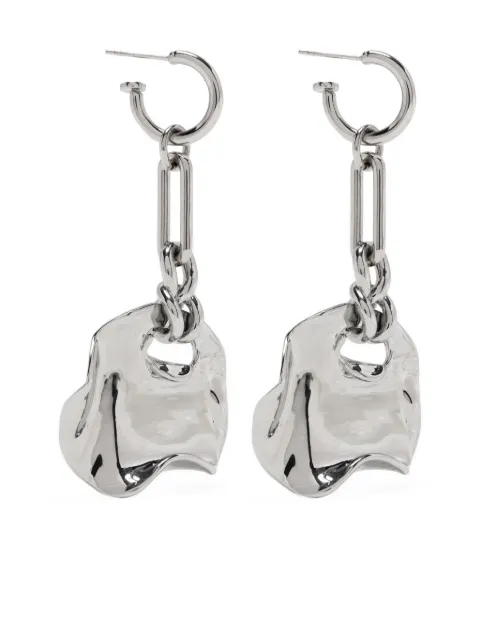 Capsule Eleven Desert Meled dropped earring Silver DESERTMELEDCOINDROPEARRINGSILVER