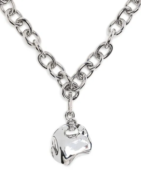 Capsule Eleven Desert Melted Coin necklace Silver DESERTMELEDCOINCHAINNECKLACESILVER