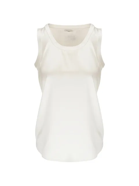 Lafayette 148 round-neck tank top White MBW19R2629141