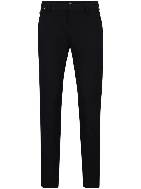 BOSS mid-rise slim-fit trousers Black 50487754