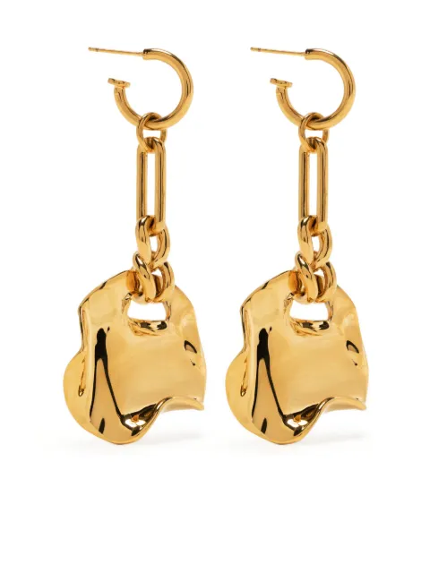 Capsule Eleven Desert Meled dropped earring Gold DESERTMELEDCOINDROPEARRINGGOLD