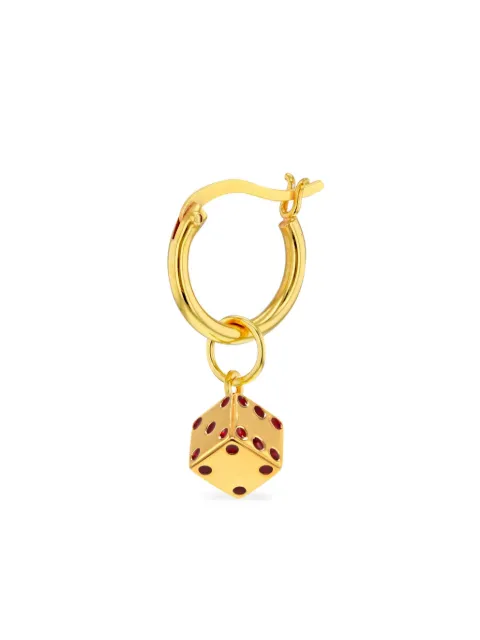 True Rocks Dice earring Gold DICEHOOPEARRINGGOLD