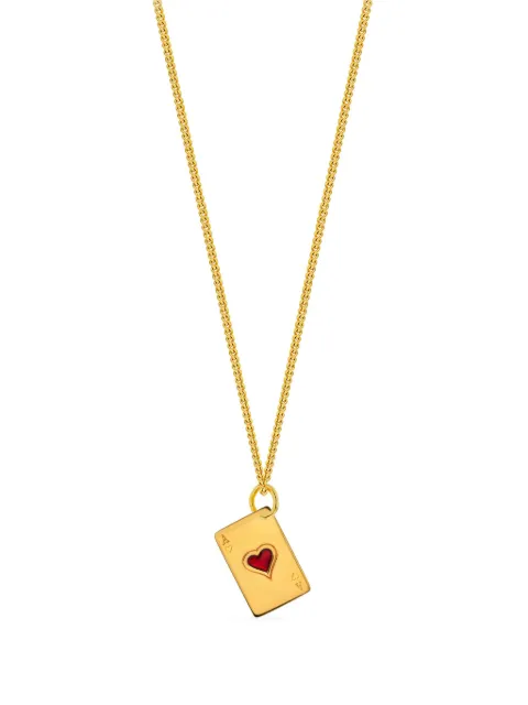 True Rocks Ace of Hearts necklace Gold ACEOFHEARTSNECKLACE