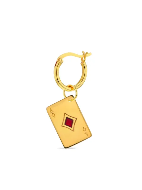True Rocks Ace of Diamonds earring Gold ACEOFDIAMONDSHOOPEARRING